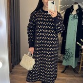 Ог 125. Об 135. Теплое платье альпака новинки сезона