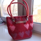 Симпатична сумочка плетена