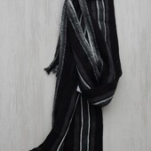 Шарф смугастий чоловічий з бахромою c&a