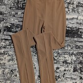 Обалденные леггинсы с разрезами впереди р-р С