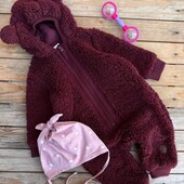 Теплий комбінезон Green cotton 6-9міс