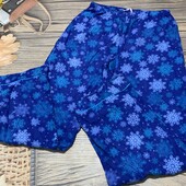 Флисовые пижамные штаны размер м, состояние хорошее