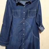 Котонова сукня сорочка s розміру,в грудях 88 см.