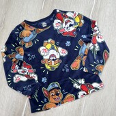 Paw patrol.Велюровий Реглан для хлопчика 92 см (1,5-2 роки)