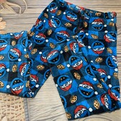 Плюшевые пижамные штаны размер Л