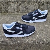 р.6,5usa(24,5см). Оригінал. Кросівки Reebok cl nylon нат.замша fv1592