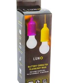 Новая лампа на батарейках цвет жолтый