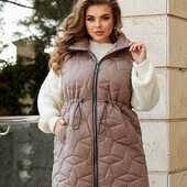 Женская жилетка больших размеров