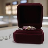 Яскрава срібна каблучка 17 розмір