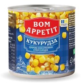 Кукурудза Bon Apetit 340 г з ключем