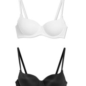 Арт.1344 комплект бюстгальтерів жіночих гладких без пуш ап c&a євро 75С.