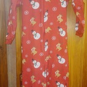 Пижама кигуруми. Новогодний принт. Ciraf p. 128. Новая