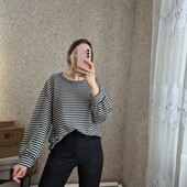 Прекрасний светрик в смужку, об'ємні рукавички ❄️