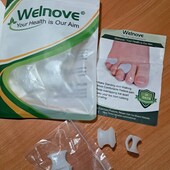 1 пара(2 шт)Усовершенствованные гелевые разделители для пальцев ног Welnove