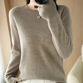 Элегантный, тонкий джемпер, свитер, пуловер, р. xxl, наш 44-50, капуччино