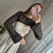 Прекрасне балеро в дирки, кольору Хаки❤️