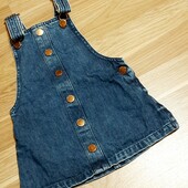 ❤️ Ідеальний стан ❤️ Джинсовый сарафан для девочки 12-18 месяцев