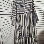 Shein 2xl довга максі сукня вільного крою.