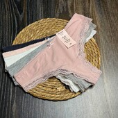 Арт.1500 трусики жіночі бразиліани комплект із 5-ти шт від h&m.