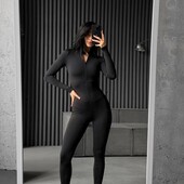 Комбінезон з мікро дайвінгу на флісі, чорний.