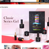 Набор гель-лаков для ногтей Born Pretty Colors, 6 флаконов, однотонные УФ-лаки для ногтей по 10 мл