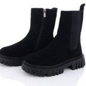 Натуральна замша/натуральне хутро. Класні черевики/челсі❄️Зима!❄️36-23см 37-23,5см 39-24,5см