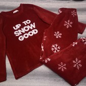 Яркая флисовая пижама отличного качества