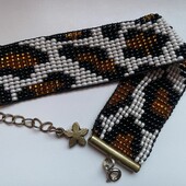 Шикарний браслет з бісеру! Лео!