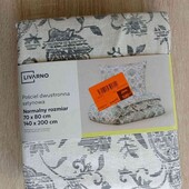Livarno брендовый комплект постельного белья пододеяльник 140/200 + наволочка 70/80