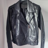 Куртка косуха женская с гладкой эко кожи (м)