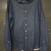 Джинсова рубашка на богатиря Asos p.4XL
