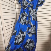 Ossie Clark uk16 шовковиста сукня приталеного крою