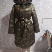 Красивое дутое пальто.