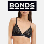 Чорний мереживний бюстгальтер bonds без кісточок