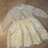 Ошатна сукня + болеро на 12-18міс зріст 86