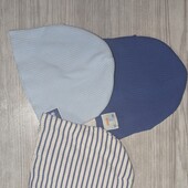 Шапки 6-9 міс 3шт