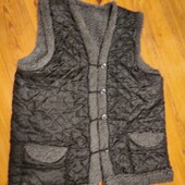 Жіночий меховий теплий жилет