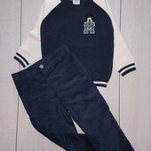 Светр Disney + вельветові штани Primark, 12-18М / 86см