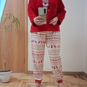 Гарна, тепла яскрава піжама, костюм для дому і сну розмір 16-18