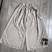 Розпродаж магазину! Класні брюки 3/4 у горошок что.опис