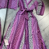 Розпродаж магазину! Шикарна сукня у квіти рукава ліхтарики