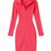 Стильна облягаюча сукня в рубчик, XS