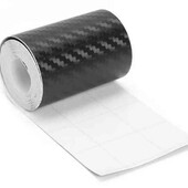 Захисна наноплівка з вуглецевого волокна 10 см. x 2,5 м. карбонова стрічка від подряпин чорна