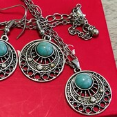 Нежный комплект под серебро