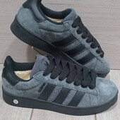 Кросівки зима з хутром, вологостійкі Cin Adidas Campus (A833-3) розміри 41-46