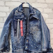 Джинсова куртка жакет