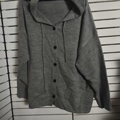 Shein 1xl кардіган з каптуром, світшот худі