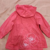 Ветровка, пальто на трикотажной подкладе. Р. 92.