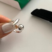 Стильное серебряное дизайнерское кольцо Серебро 925 пр.