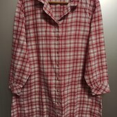 Халат рубашка фланелевая